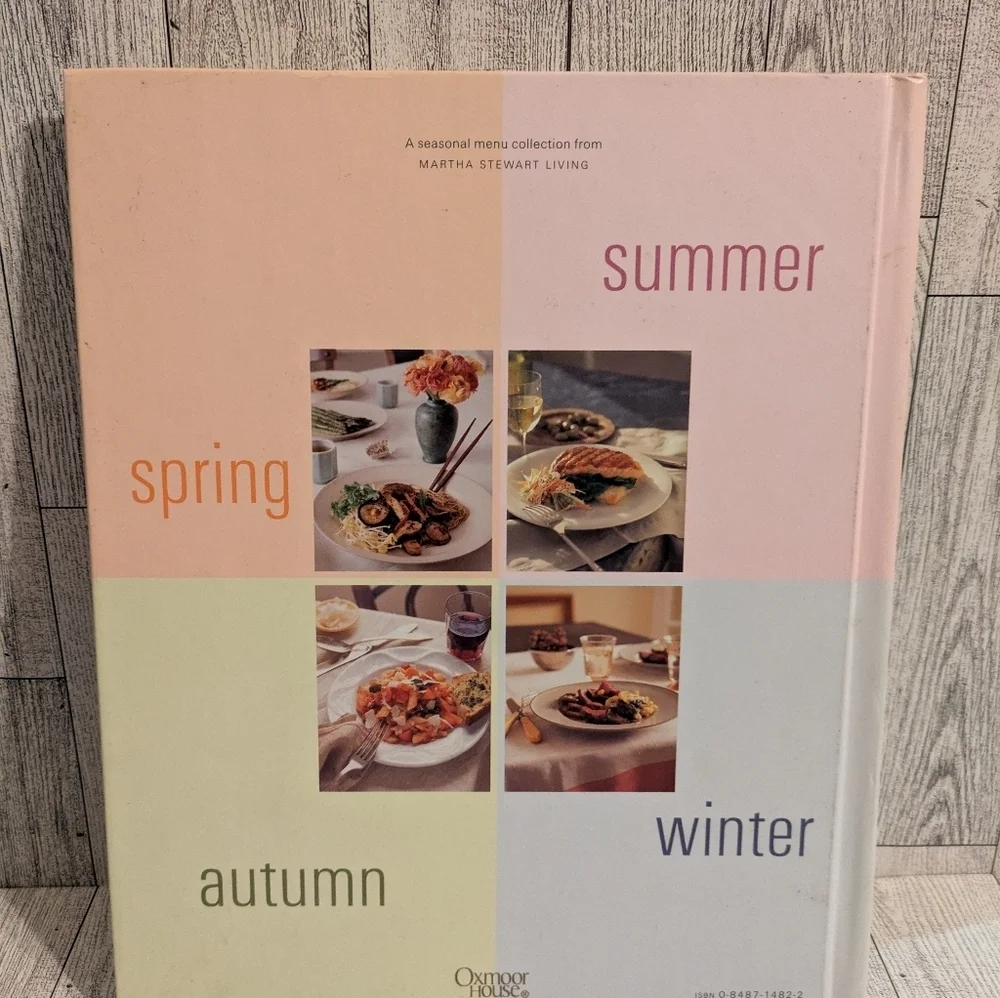 Martha Stewart Living Cookbook - White and Brown Cover